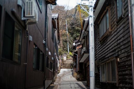 佐渡ヶ島の街並み 佐渡ヶ島の街並み 佐渡ヶ島の街並み,佐渡島の街並み,佐渡島の写真素材