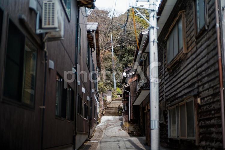 佐渡ヶ島の街並み 佐渡ヶ島の街並み,佐渡島の街並み,佐渡島の写真素材