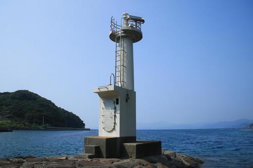 愛媛県愛南町 船越運河北口防波堤灯台 愛媛県愛南町 船越運河北口防波堤灯台の写真