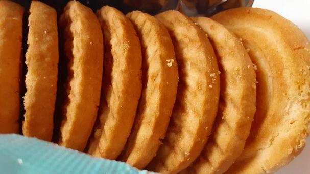 丸型クッキー クッキー,焼き菓子,洋菓子の写真素材