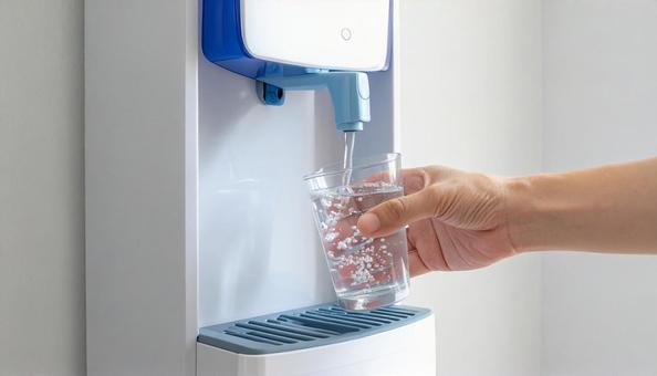 ウォーターサーバーから水を出す ウォーターサーバーから水を出すの写真