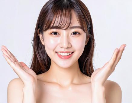 美容広告の女性 美容広告の女性の写真