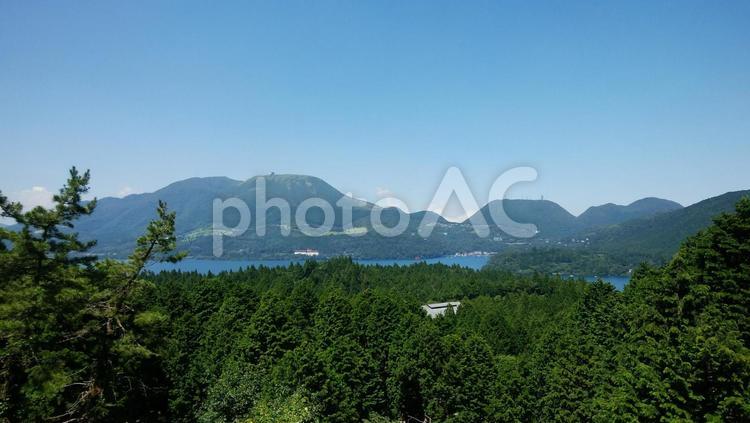 箱根の景色 箱根,森,山の写真素材