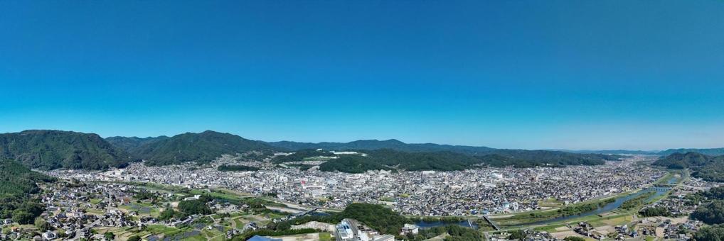 広島県府中市街10月 w10600px 広島県府中市街10月 w10600px 広島県府中市,府中市街地,空撮の写真素材