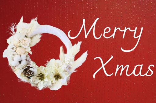 クリスマスのテクスチャ(白いリース) クリスマスのテクスチャ(白いリース) クリスマス,ホワイトクリスマス,クリスマスリースの写真素材