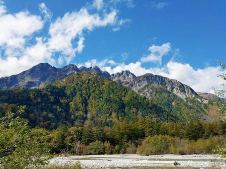 北アルプスの大絶景 北アルプス,長野県,山岳の写真素材