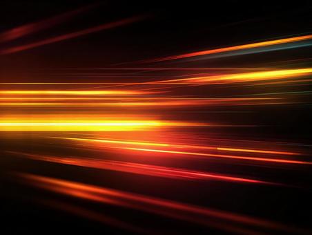 暖色系のネオンラインの抽象的な背景 暖色系のネオンラインの抽象的な背景の写真