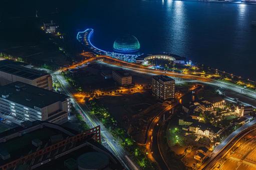 都市夜景 都市夜景 都市夜景,夜景,夜の写真素材