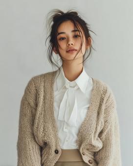 大人の女性の秋コーデ 大人の女性の秋コーデの写真