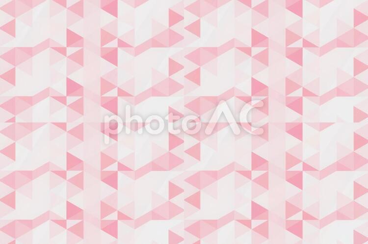 幾何学模様　テクスチャ 幾何学模様,ピンク,三角の写真素材