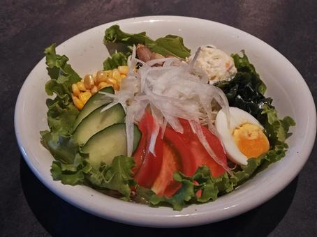 Photo, salad, mix, vegetables, 