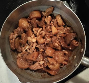 どて煮 どて煮,大根,もつの写真素材