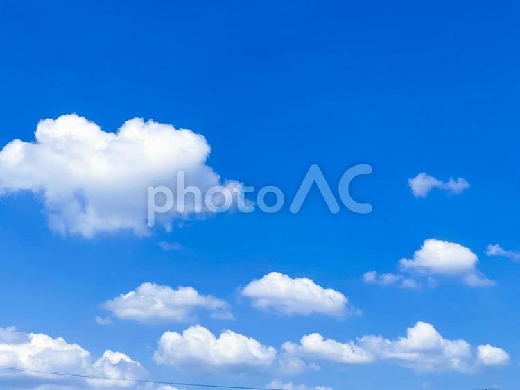 青空背景 空,青空,春空の写真素材