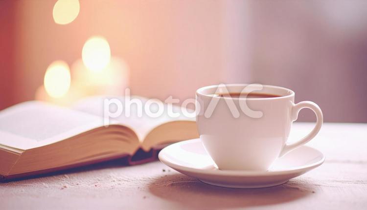 コーヒーのある風景 コーヒー,ドリンク,ホットの写真素材