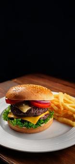 ハンバーガー_AS000034 ハンバーガー_AS000034の写真