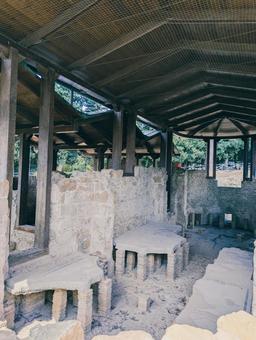 カザーレの別荘 イタリア,シチリア,カザーレの写真素材