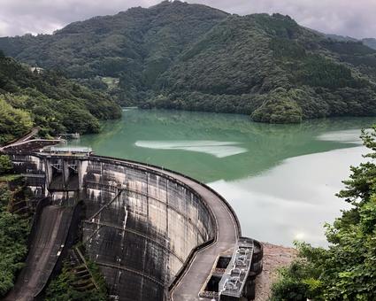 dam, mountain, landscape, natural, JPG