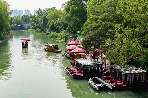 Photo, suzhou, tiger hill, tower, 