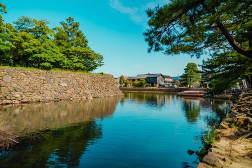 【島根】国宝松江城 島根,松江,国宝の写真素材