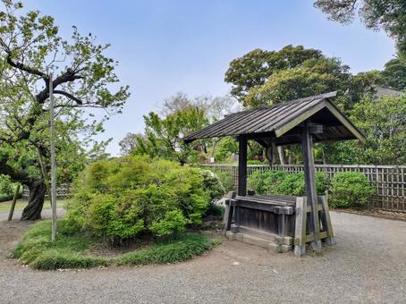 偕楽園 好文亭そばの井戸 偕楽園 好文亭そばの井戸 偕楽園,好文亭,井戸の写真素材