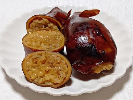 いかめし イカ飯,郷土料理,和食の写真素材