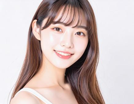 笑顔の素敵な女性 笑顔の素敵な女性の写真