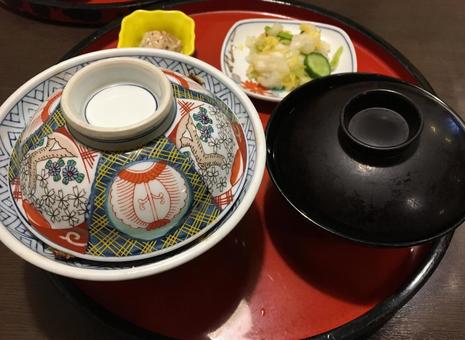 うな丼定食 食べる前 うな丼定食 食べる前 うな丼,うなぎ,丼の写真素材