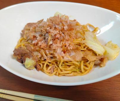 焼きそば おうちごはん,焼きそば,麺類の写真素材