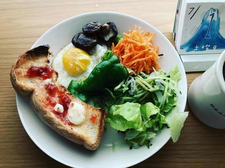 朝ごはん 朝ごはんの写真