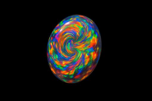 渦を描くオパールの写真