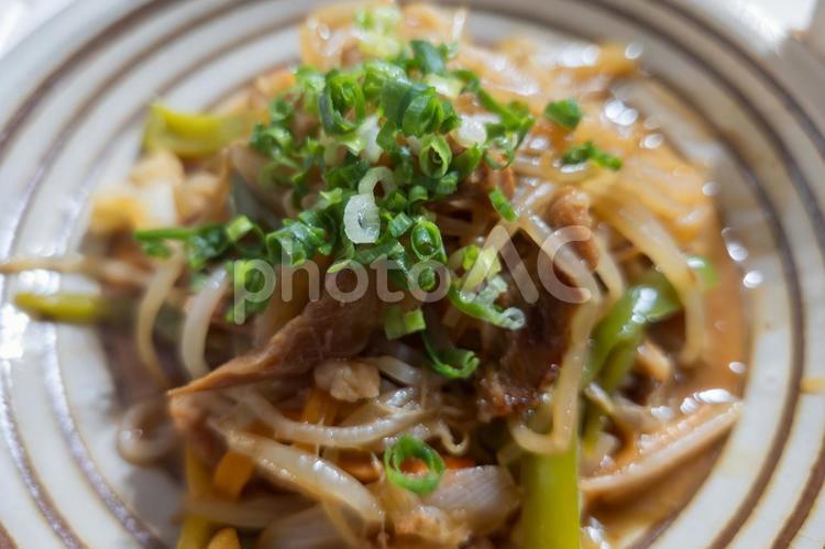 シャキシャキ野菜の味噌炒め 野菜炒め,料理,家庭料理の写真素材