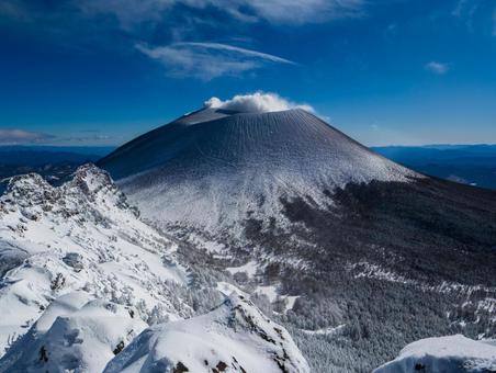 浅間山 浅間山 浅間山,火山,活火山の写真素材