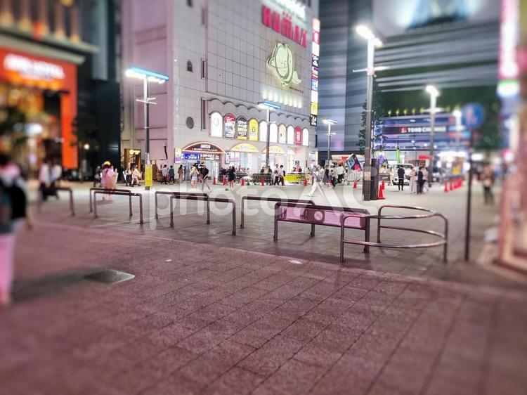 歌舞伎町の夜景 歌舞伎町,繁華街,歓楽街の写真素材