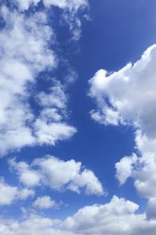 冬の空2月7 冬,2月,青空の写真素材