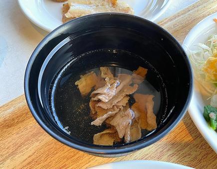 肉吸い 肉吸い 朝食ビュッフェ,モーニング,朝食の写真素材