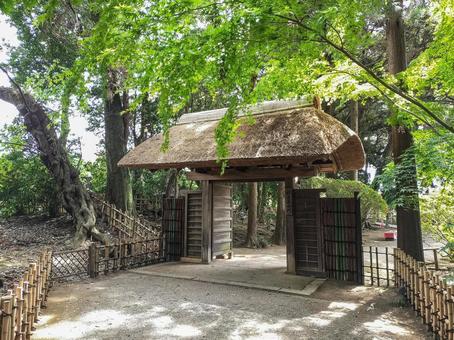 偕楽園 好文亭中門 偕楽園 好文亭中門の写真