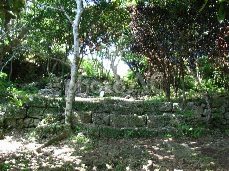 玉城城主郭 玉城城の写真素材