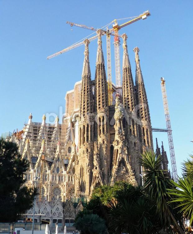 サグラダ・ファミリア サグラダ・ファミリア,ガウディ,名所の写真素材