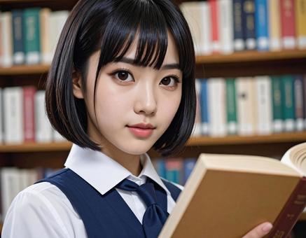 図書館にいますの写真