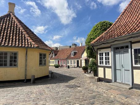 オーデンセ オーデンセ,デンマーク,北欧の写真素材