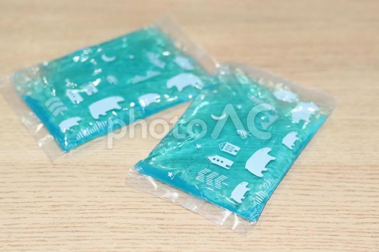 食品やお弁当の保冷用アイスパック 保冷剤,アイスパック,冷却の写真素材