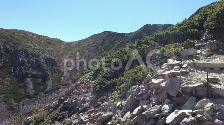 日本　山梨　仙丈ケ岳 日本,山梨,仙丈ケ岳の写真素材
