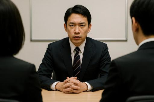 パワハラ被害の証言者の写真