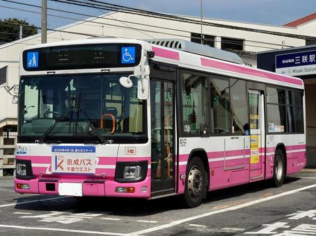京成バス千葉ウエスト「船橋新京成」 京成バス千葉ウエスト「船橋新京成」 バス,路線バス,乗り物の写真素材
