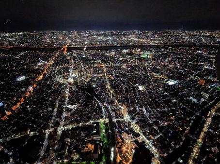 Photo, night view, night, glitter, 