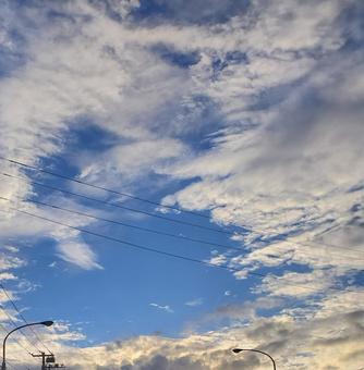 Everyday sky, sky, light, cloud, JPG