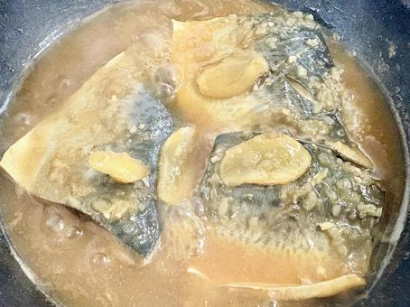 サバの味噌煮 サバの味噌煮,サバ,煮込みの写真素材