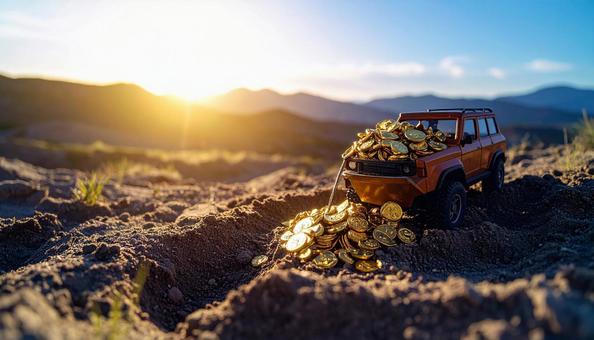 トレジャーハンター 金塊 スコップ トレジャーハンター 金塊 スコップの写真