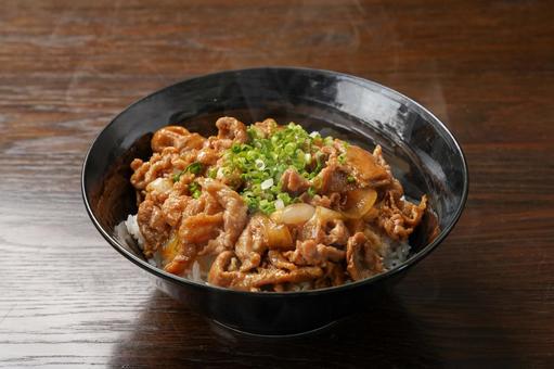 豚丼 豚丼 豚丼,豚肉,豚肉調理の写真素材