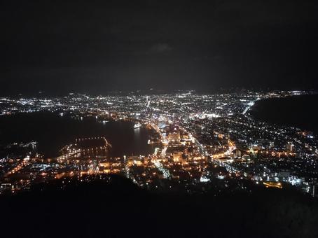 函館の夜景 函館,夜景,風景の写真素材